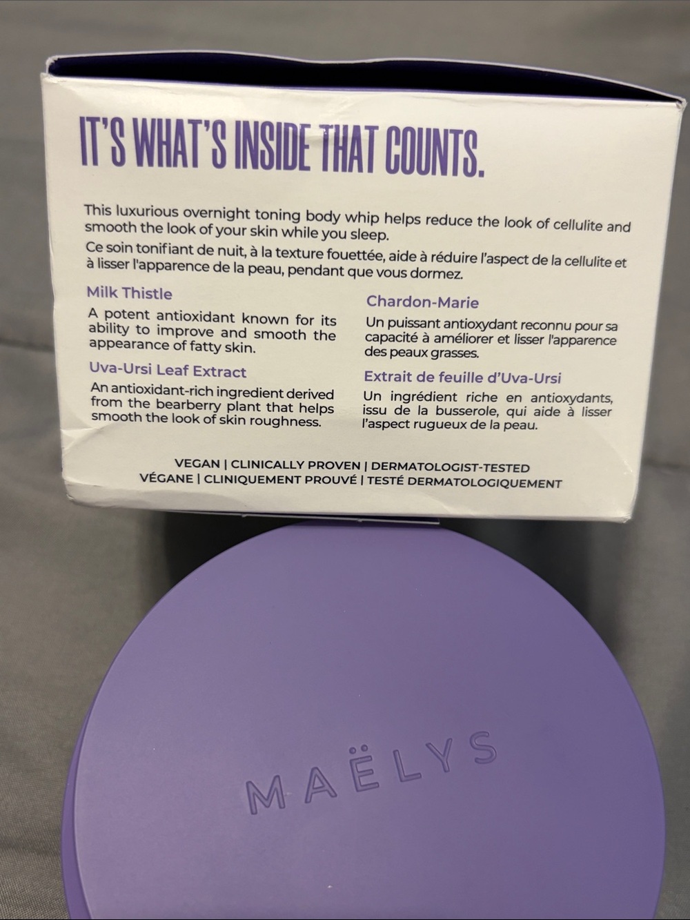 MAËLYS Get-Dreamy Overnight Toning Body Whip - Purple & White - Picture 6 of 7